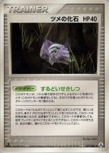 ツメの化石