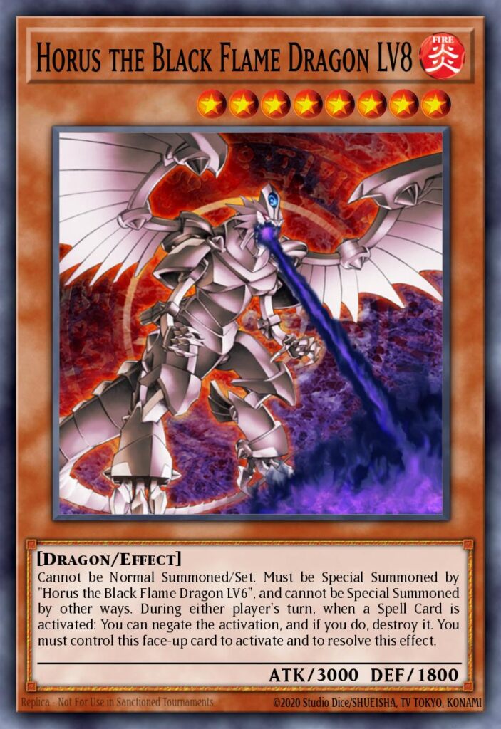 ホルスの黒炎竜 LV８ SOD-JP008
