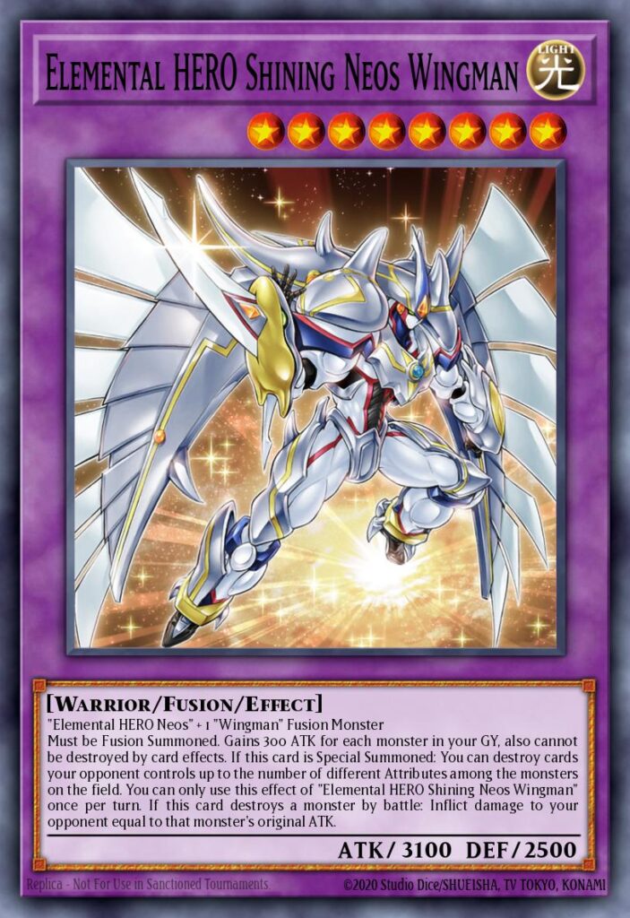Ｅ・ＨＥＲＯ シャイニング・ネオス・ウィングマン QCCU-JP020