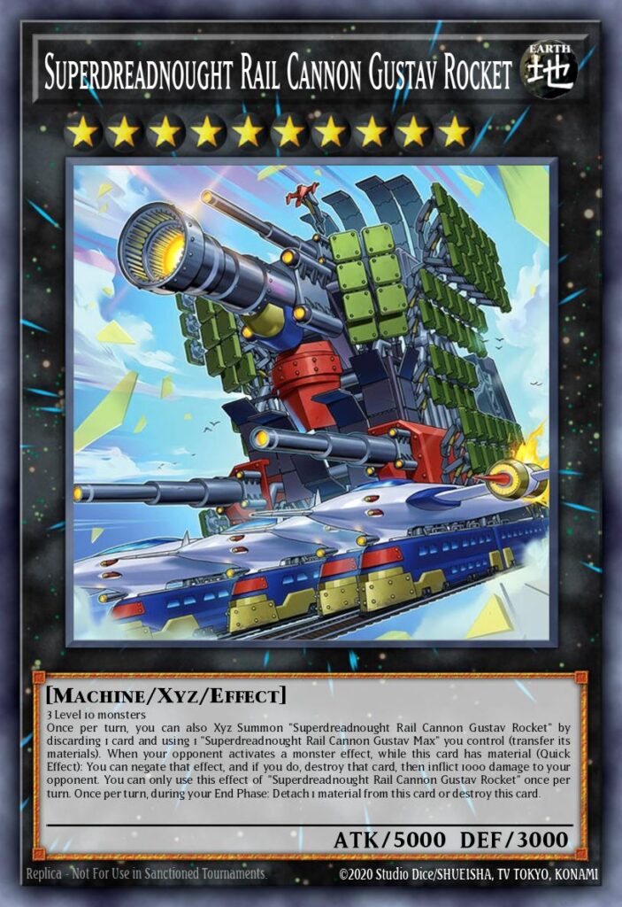 超弩級砲塔列車グスタフ・ロケット